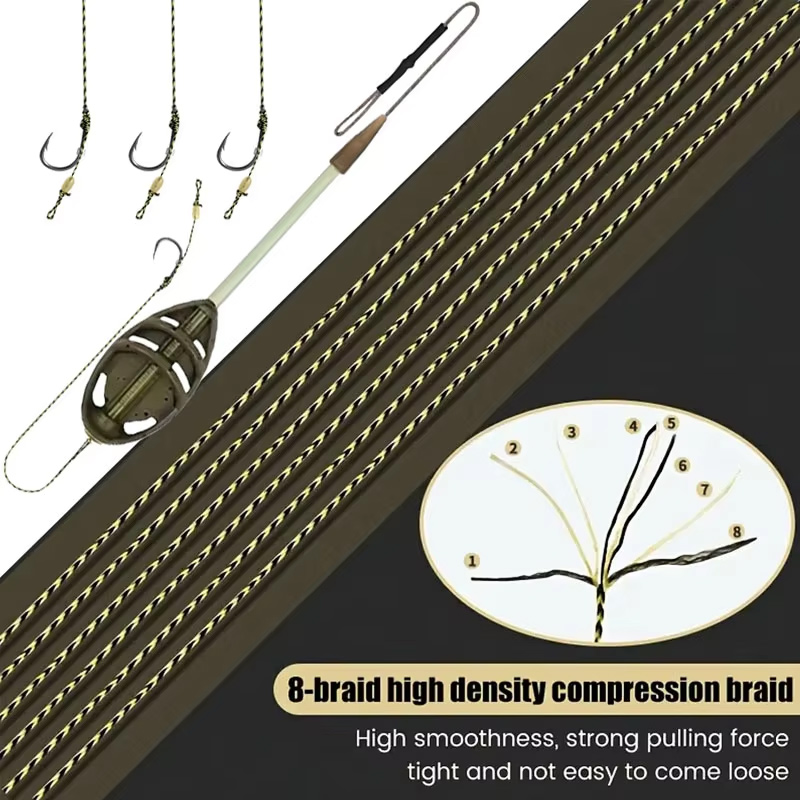 Carp fishing feeder line set ( - đánh giá và giá Monofilament Line